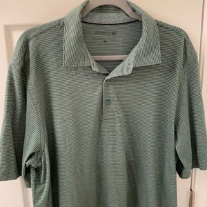 Vineyard Vines Green Striped Polo Shirt